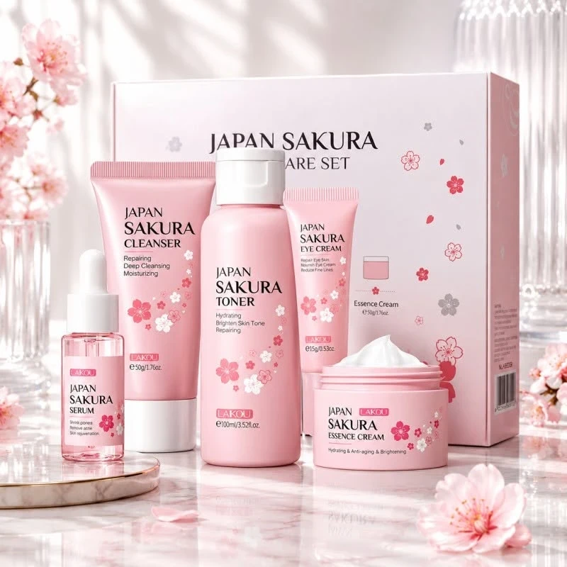LAIKOU Sakura 5 In 1 Complete Skin Care Set